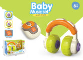 Baby Montessori Sensory Learning Travel Activities Toys with Sound Light-up Baby Music Toys